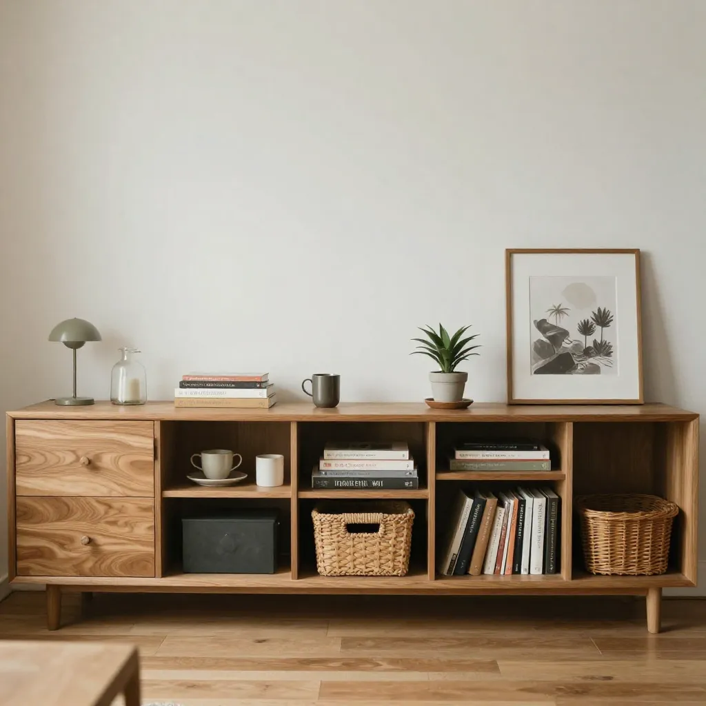 Minimalist furniture arrangement